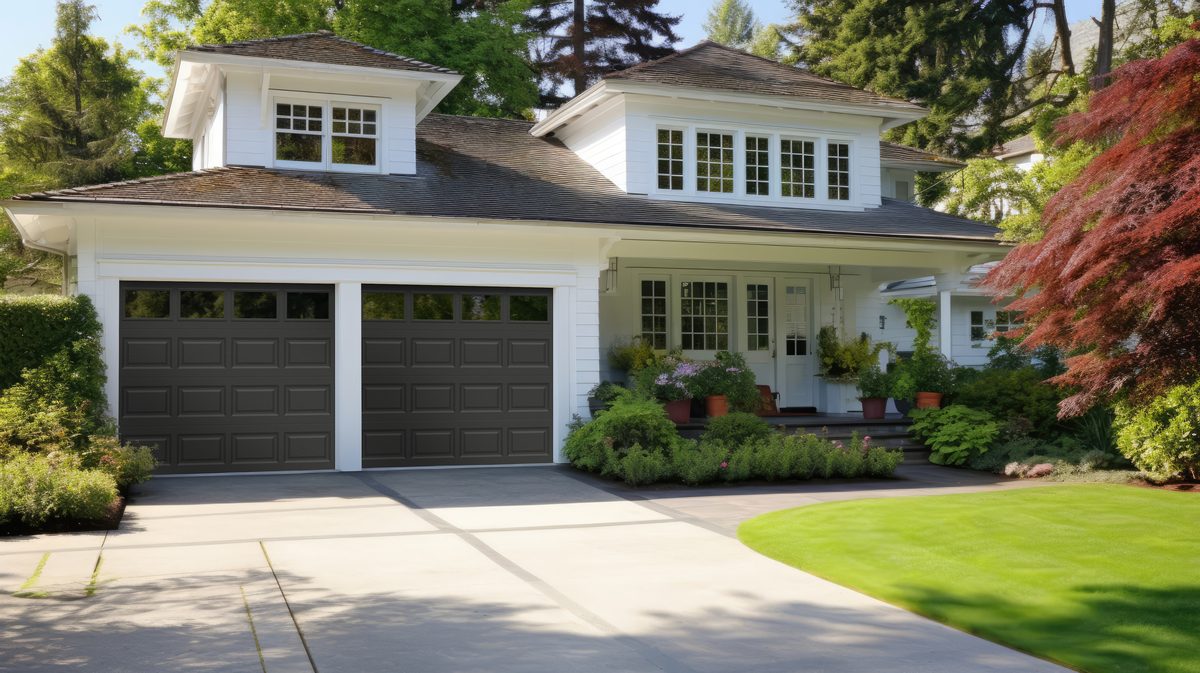 Clopay Classic Steel raised panel garage door